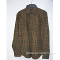 Slim Fit Mens Flannel Shirt Wholesale Plaid Button Long Sleeve Mens Flannel Shirt Factory